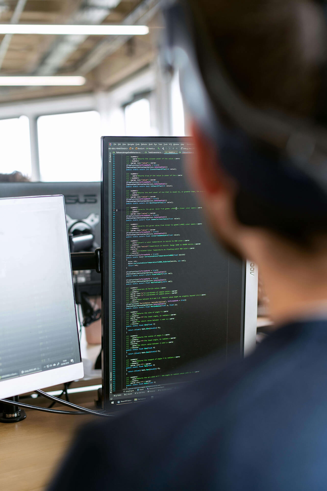 A precise desk setup suggesting organised operations